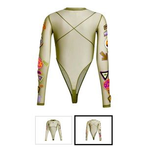 IVY PARK Mesh Bodysuit Size L